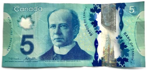 $5 CAD BANKNOTE